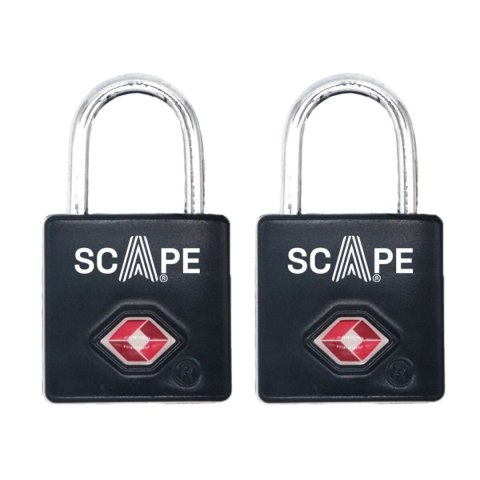 Zamek na klucz Scape Travel TSA-K02 Metal Prostokątny