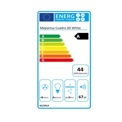 Okap konwencjonalny Mepamsa 60 cm 600 m³/h 200W A - Biały