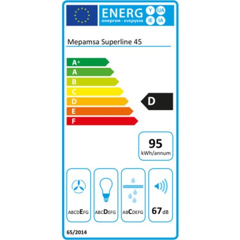 Okap konwencjonalny Mepamsa SUPERLINE Stal