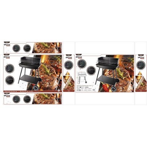 Przenośny grill Aktive Stal nierdzewna Stal 55 x 82 x 43 cm