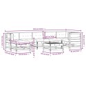 VidaXL 8-cz. zestaw wypoczynkowy do ogrodu, z poduszkami, daglezja