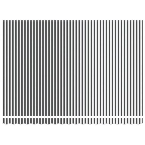 VidaXL Automatyczna markiza, antracytowo-biała, 450x300 cm