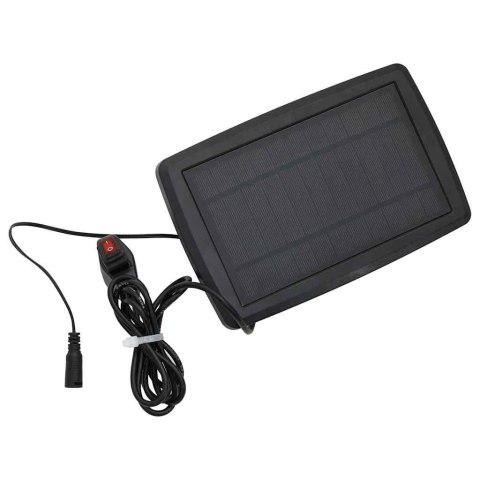 VidaXL Ręcznie zwijana markiza z LED, antracytowo-biała, 450x300 cm