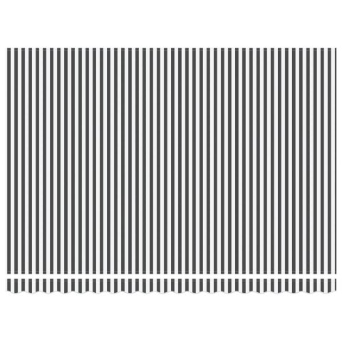 VidaXL Zwijana markiza, antracytowo-biała, 4,5x3m, tkanina i aluminium