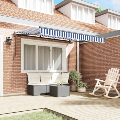 VidaXL Markiza zwijana Niebieski 300 x 200 cm tkanina