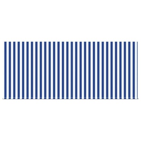 VidaXL Markiza zwijana Niebieski i biały 300 x 200 cm