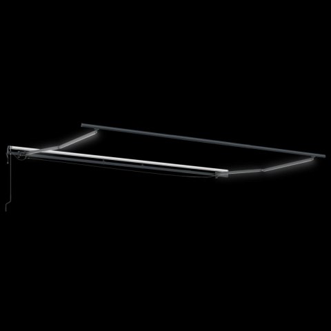 VidaXL Tkanina Zadaszenia z Biały 400 × 350 cm Poliester