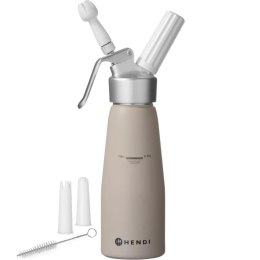 Syfon do bitej śmietany Taupe 0,5 L - Hendi 975893