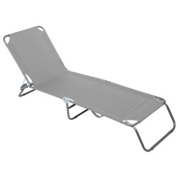 ŁÓŻKO TURYSTYCZNE KEMPINGOWE SKŁADANE SZARE