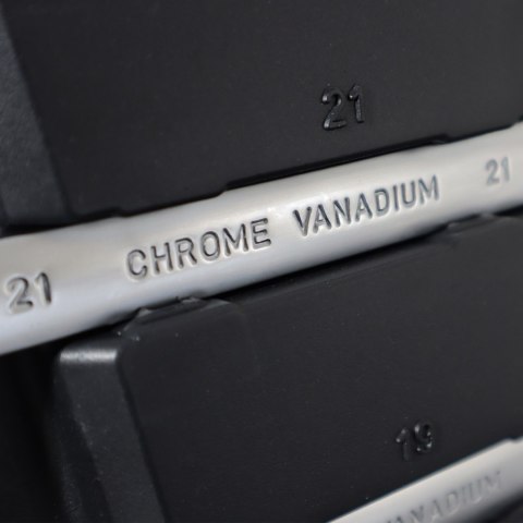 Zestaw kluczy płasko-oczkowych z grzechotką 8-32mm CrV 13 szt Zestaw Polerowane