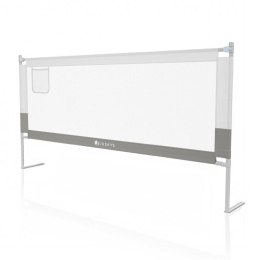 Barierka zabezpieczająca do łóżka dziecięcego 200 cm szara