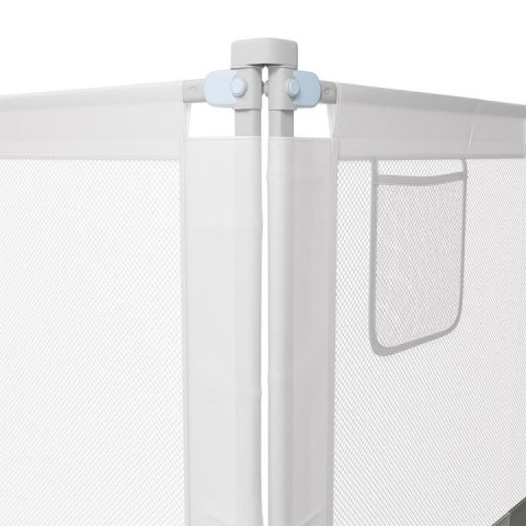 Barierka zabezpieczająca do łóżka dziecięcego 200 cm szara