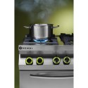 Kuchnia gazowa 4 palniki z elektrycznym piekarnikiem konwekcyjnym GN1/1 Kitchen Line - Hendi 225882
