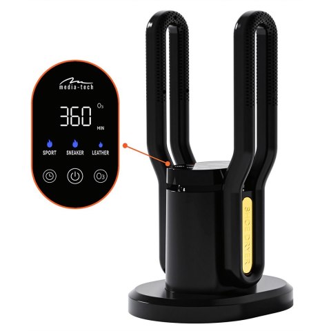 MEDIA-TECH SUSZARKA DO BUTÓW Z DEZYNFEKCJĄ OZONOWĄ SHOE DRYER OZONE PRO+ MT6539
