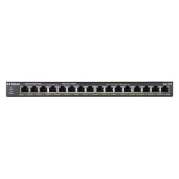 Switch Netgear GS316P-100EUS 16p PoE 115W* (PoE+: 16p) Unmanaged Gigabit