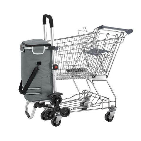 Wózek na zakupy z chłodzącą torbą i kołami na schody 30 kg