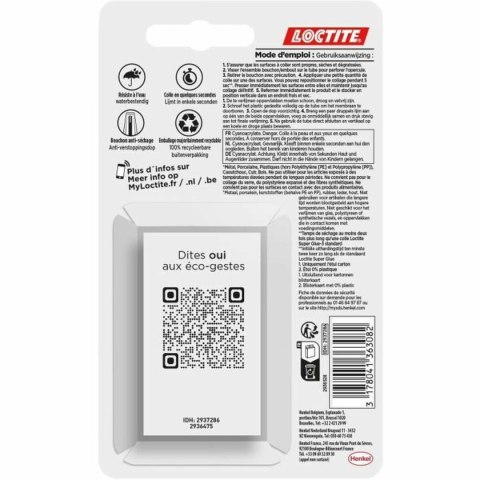 Cyjanoakryl Loctite SUPERGLUE-3 3 g 2 Części (12 Sztuk)