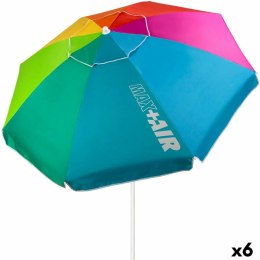 Parasol Aktive Wielokolorowy 200 x 200 x 200 cm 200 x 203 x 200 cm (6 Sztuk)