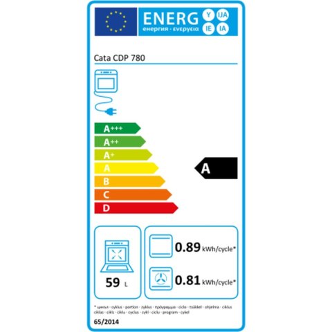 Piekarnik Cata CDP780ASBK 2450 W 59 L