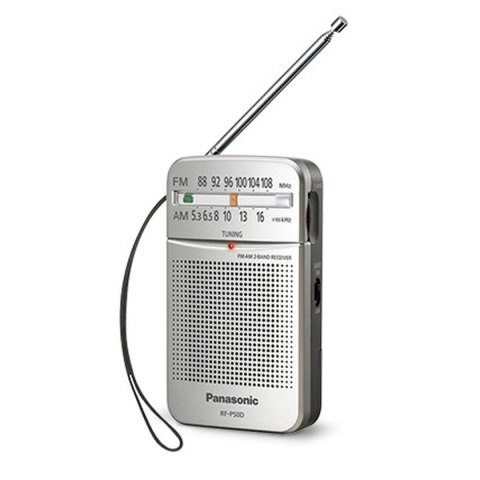 Radio Tranzystorowe Panasonic RF-P50DEG-S Czerwony Srebrzysty