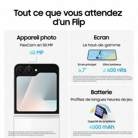 Smartfony Samsung SM-F761BZKHEUB 6,7" 8 GB RAM 256 GB Czarny