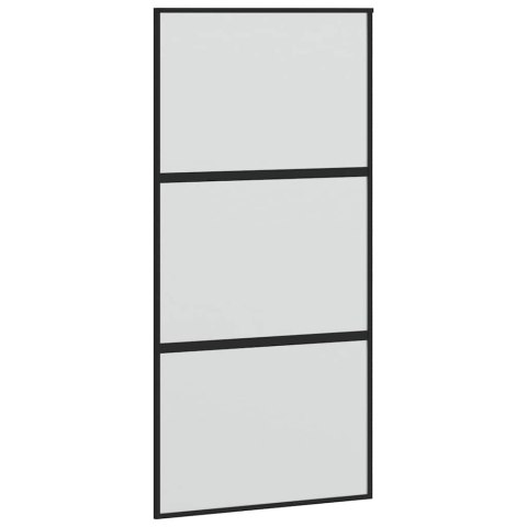 Drzwi przesuwne z zestawem okuć Szkło hartowane i aluminium