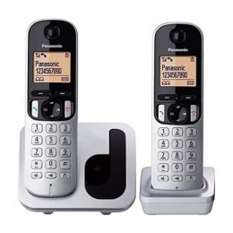 Telefon Bezprzewodowy Panasonic Corp. DUO KX-TGC212SPS (2 pcs) Czarny/Srebrzysty