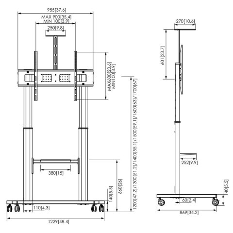 Uchwyt Stołowy do Monitora Vogel's 7410410 110"