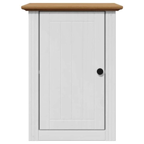 VidaXL 4-częściowy zestaw mebli łazienkowych "BODO" biały i brązowy