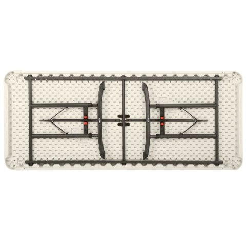 Składany stolik Lifetime Biały Plastikowy (Odnowione D)