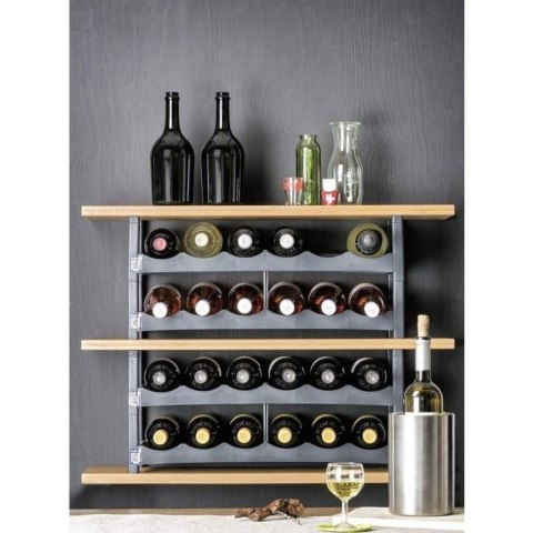 Stojak - półka na wino (butelki), 60 x 22 x 14 cm