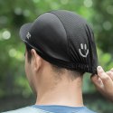 Czapka rowerowa kolarska z daszkiem - czarna
