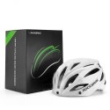 Kask rowerowy z szybką odpinanymi okularami z filtrem UV unisex - czarny