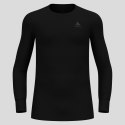 Koszulka męska Odlo BL TOP crew neck l/s ACTIVE WARM ECO roz. L Czarna