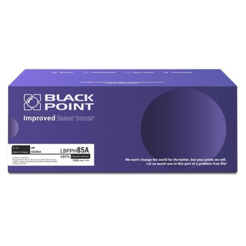 Toner Black Point do Hp (CE285A) Black 2100 str. z chipem