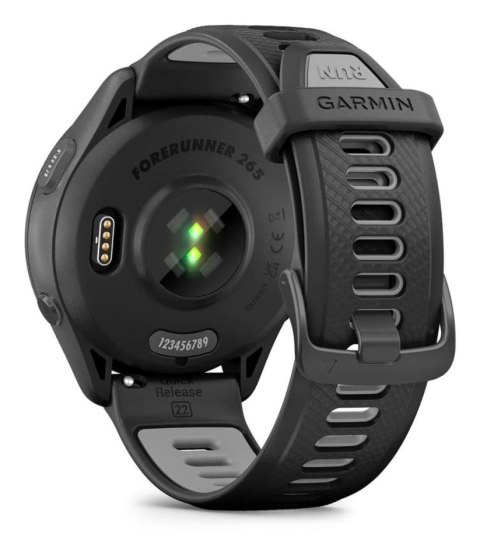 Zegarek sportowy Garmin Forerunner 265 AMOLED 46mm Czarny