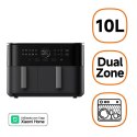 Frytkownica na gorące powietrze Xiaomi DUAL ZONE AF 10L Czarny 2700 W 10 L