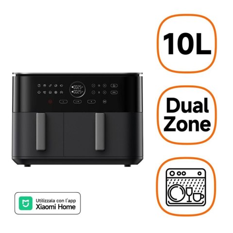 Frytkownica na gorące powietrze Xiaomi DUAL ZONE AF 10L Czarny 2700 W 10 L