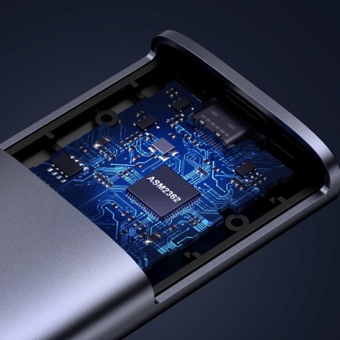 Obudowa na dysk M.2 NVMe PCIe SSD - srebrna