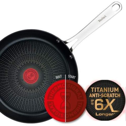 Patelnia Tefal G2560702 Czarny Szary Metal Aluminium (Odnowione D)