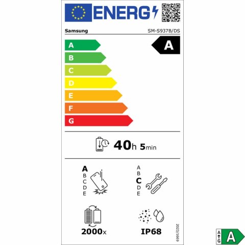 Smartfony Samsung SM-S937BLBGEUB 6,7" Qualcomm Snapdragon 8 Elite 12 GB RAM 512 GB 128 GB Niebieski