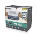 Bestway Łóżko Podwójne z Silnikiem z Wezgłowiem 226x152x84 cm Nadmuchiwana 67923
