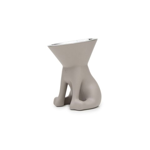 Karmnik dla psów United Pets Up Elisabeth Szary Stal nierdzewna Polietylen 1 L