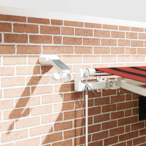 VidaXL Markiza zwijana Pomarańczowy i brązowy 450 × 300 cm