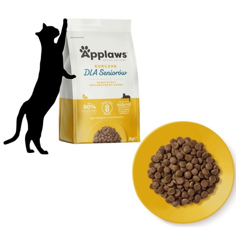 Applaws Cat Dry Senior Chicken 2kg