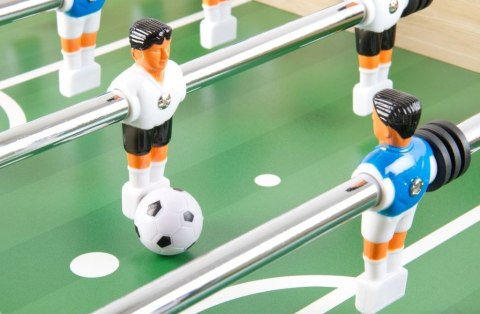 GamesPlanet Stół Piłkarski Profi Leeds 140 x 73 x 87cm jasny