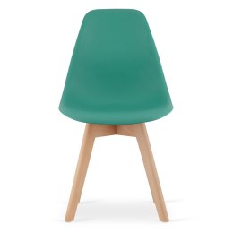 Krzesło KITO zielone / nogi naturalne x 1