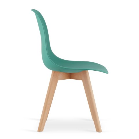 Krzesło KITO zielone / nogi naturalne x 1