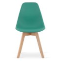 Krzesło KITO zielone / nogi naturalne x 2