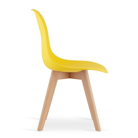 Krzesło KITO żółte / nogi naturalne x 1